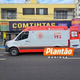 Fotos de Moça fica gravemente ferida após ser atingida por caminhão em Maringá