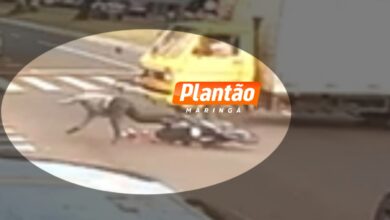 Fotos de Moça fica gravemente ferida após ser atingida por caminhão em Maringá