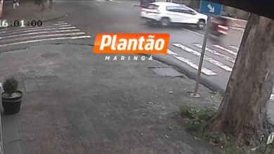 Fotos de Motoboy sofre ferimentos gravíssimos após acidente em Maringá