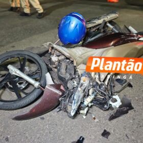 Fotos de Motociclista fica gravemente ferido após colisão no Novo Centro de Maringá