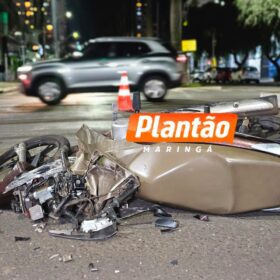Fotos de Motociclista fica gravemente ferido após colisão no Novo Centro de Maringá