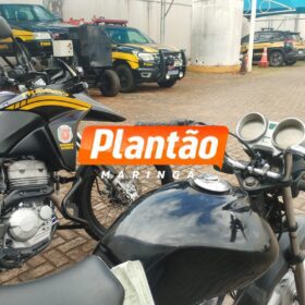 Fotos de Motociclista foge de abordagem da Semob na Avenida Colombo e é flagrado em vídeo na contramão
