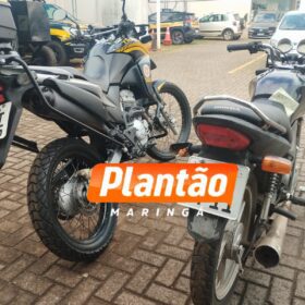 Fotos de Motociclista foge de abordagem da Semob na Avenida Colombo e é flagrado em vídeo na contramão