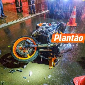 Fotos de Motociclista morre após colidir contra carro estacionado em Maringá