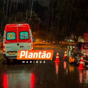 Fotos de Motociclista sofre traumatismo craniano em acidente grave em Maringá