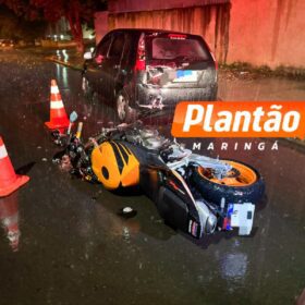 Fotos de Motociclista morre após colidir contra carro estacionado em Maringá