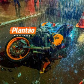 Fotos de Motociclista morre após colidir contra carro estacionado em Maringá