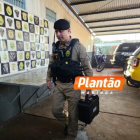 Fotos de Motorista embriagado atropela e arrasta moto por 100 metros em Maringá