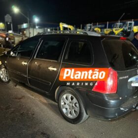 Motorista perde o controle e colide contra mureta na BR-376, em Sarandi Foto 1 Fotos de Motorista perde o controle e colide contra mureta na BR-376, em Sarandi