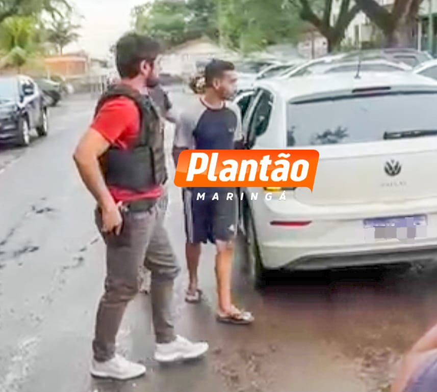 Fotos de Polícia Civil de Maringá prende suspeito de roubo a malote com R$ 12 mil
