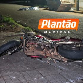 Fotos de Câmera registrou acidente que matou protético em Maringá