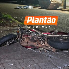 Fotos de Câmera registrou acidente que matou protético em Maringá