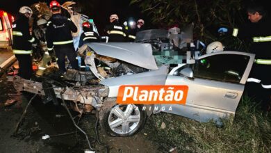 Fotos de Suposto racha causa acidente com três mortos e um ferido no Contorno Sul de Marialva