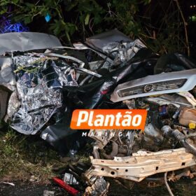 Suposto racha causa acidente com três mortos e um ferido no Contorno Sul de Marialva Foto 1 Fotos de Suposto racha causa acidente com três mortos e um ferido no Contorno Sul de Marialva