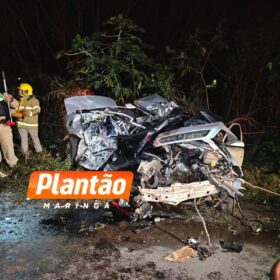 Suposto racha causa acidente com três mortos e um ferido no Contorno Sul de Marialva Foto 8 Fotos de Suposto racha causa acidente com três mortos e um ferido no Contorno Sul de Marialva