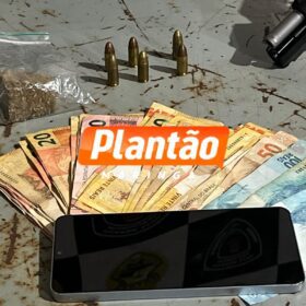 Fotos de Ação conjunta entre Romu e Rotam resulta na apreensão de arma e drogas em Maringá