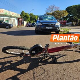 Fotos de Adolescente de 12 anos fica em estado gravíssimo após ser atropelado na Avenida Tuiuti, em Maringá