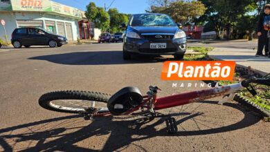 Fotos de Adolescente de 12 anos fica em estado gravíssimo após ser atropelado na Avenida Tuiuti, em Maringá