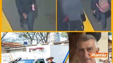 Fotos de Câmera de segurança mostram casal suspeito de matar idoso durante roubo em Maringá