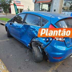 Fotos de Câmera flagra acidente com capotamento em Maringá