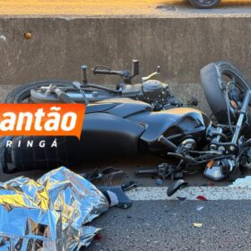 Fotos de Casal morre em grave acidente entre moto e ônibus na BR-376 em Sarandi