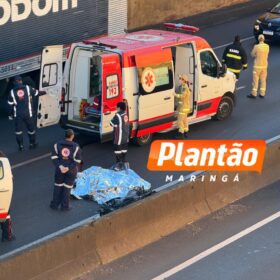 Fotos de Casal morre em grave acidente entre moto e ônibus na BR-376 em Sarandi