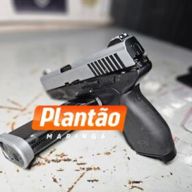 Dupla é presa em Maringá após ostentar arma em rede social; GCM apreende drogas e pistola adaptada Foto 6 Fotos de Dupla é presa em Maringá após ostentar arma em rede social; GCM apreende drogas e pistola adaptada