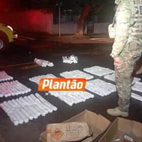 Fotos de Esquadrão Antibombas retirou 237 kg de explosivos de carro na região