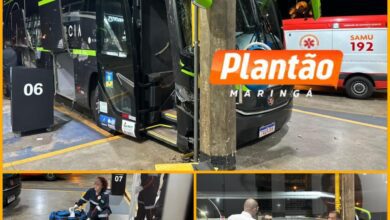 Fotos de Funcionário é atropelado por ônibus no terminal rodoviário de Maringá