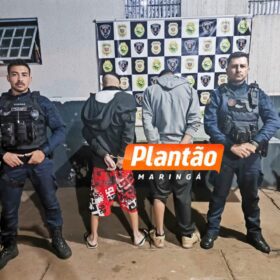 Fotos de GCM de Maringá apreende dupla armada e evita possível homicídio