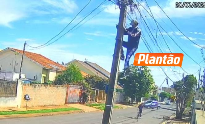 Fotos de Guarda Civil Municipal de Maringá prende casal suspeito de furtar fios no Parque das Grevíleas
