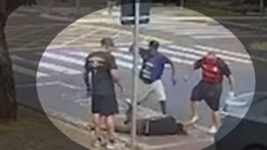 Fotos de Homem é brutalmente agredido no centro de Maringá; VEJA O VÍDEO