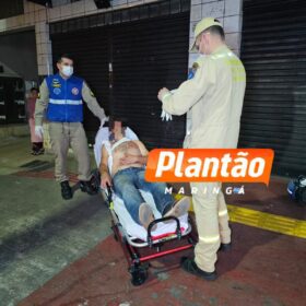 Homem é esfaqueado durante suposta tentativa de assalto em Maringá Foto 1 Fotos de Homem é esfaqueado durante suposta tentativa de assalto em Maringá