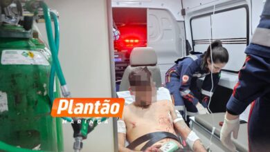 Fotos de Homem é esfaqueado pela esposa durante discussão em Sarandi