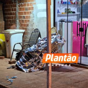 Fotos de Homem é executado a tiros em frente a comércio no bairro José Richa, em Sarandi