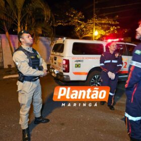 Fotos de Homem é executado a tiros em frente a comércio no bairro José Richa, em Sarandi