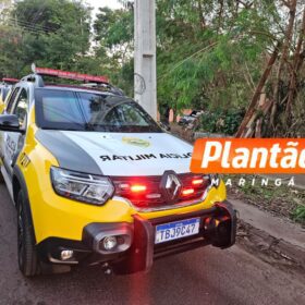 Fotos de Idoso morre após carro cair em córrego em Maringá 