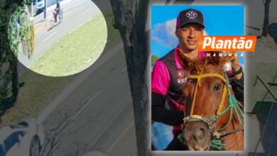 Fotos de Motociclista morre após colidir contra caminhão estacionado em Maringá