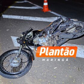 Fotos de Caminhoneiro em alta velocidade quase provoca tragédia durante atendimento a acidente com óbito em Maringá