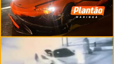 Fotos de Motorista bate McLaren avaliada em mais de 2 milhões de reais em Maringá