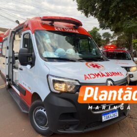 Fotos de Motorista provoca acidente grave em Maringá e foge; motoqueiro estava a caminho do trabalho