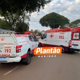 Fotos de Motorista provoca acidente grave em Maringá e foge; motoqueiro estava a caminho do trabalho