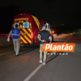Mulher é intubada após carro cair de ponte na divisa de Maringá e Sarandi Foto 6 Fotos de Mulher é intubada após carro cair de ponte na divisa de Maringá e Sarandi