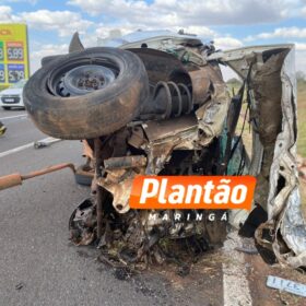 Fotos de Pai e filho são socorridos com ferimentos graves após acidente na rodovia BR-376 