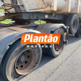 Fotos de Pai e filho são socorridos com ferimentos graves após acidente na rodovia BR-376 