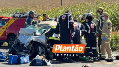 Fotos de Pai, mãe e filha de 13 anos morrem em colisão frontal na PR-323