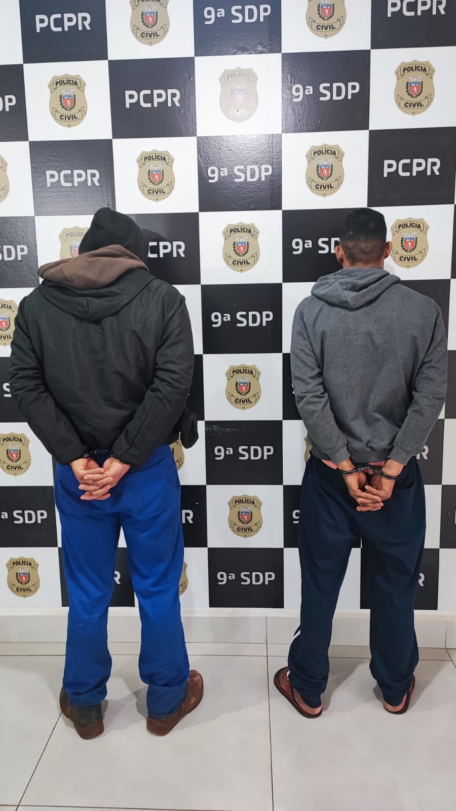 Fotos de Polícia Civil de Maringá prende irmãos foragidos da Justiça de São Paulo por homicídio