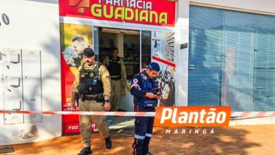 Fotos de Empresário é executado a tiros dentro de farmácia