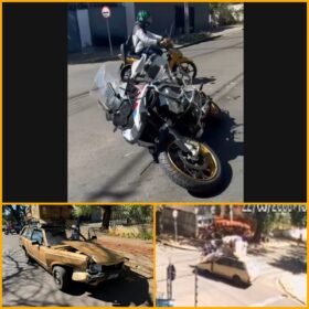 Fotos de Acidente entre Belina e moto alta cilindrada em Maringá deixa motociclista ferido; vídeo