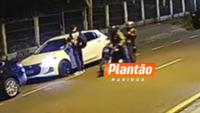 Fotos de Câmera registra assalto a motorista no Jardim Aclimação, em Maringá